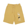 Nike Pantalone Corto Tuta Uomo Club+ French Terry Short Wheat Gold da uomo