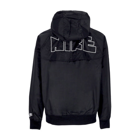 Nike Giacca a Vento Uomo Windrunner Woven Lined Jacket Black/black/black/white da uomo