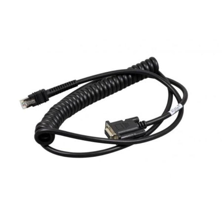 Zebra CBA-R73-C09ZAR lettero codici a barre e accessori Prolunga (CABLE RS232 DB9 MALE CONNECTOR - 2.8M COILED R PIN 9 TXD 2 TRUE)