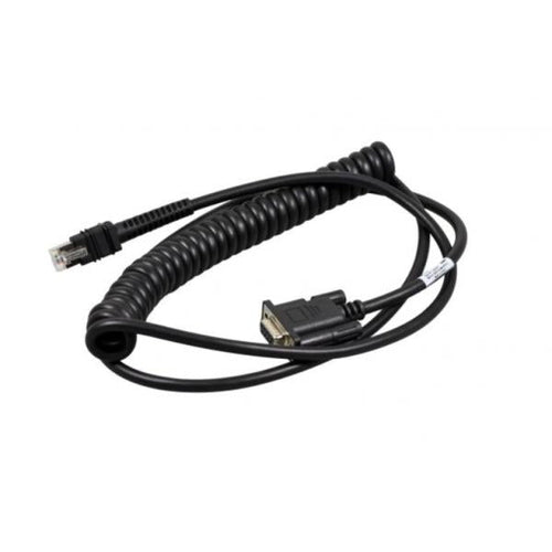 Zebra CBA-R73-C09ZAR lettero codici a barre e accessori Prolunga (CABLE RS232 DB9 MALE CONNECTOR - 2.8M COILED R PIN 9 TXD 2 TRUE)