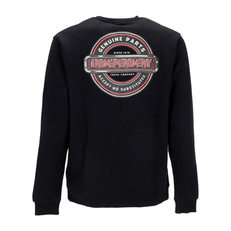 INDEPENDENT Felpa Girocollo Uomo Accept No Substitutes Crewneck Black da uomo