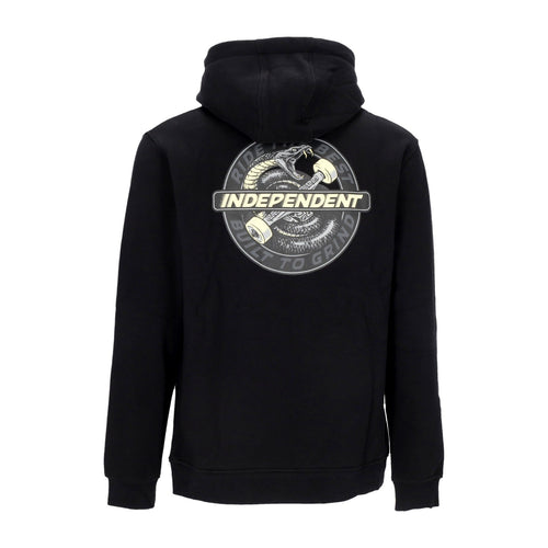 INDEPENDENT Felpa Cappuccio Uomo Speed Snake Hoodie Black da uomo
