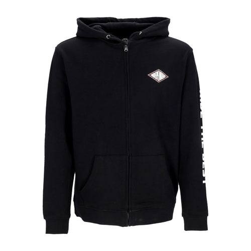 INDEPENDENT Felpa Leggera Cappuccio Zip Uomo Depth Summit Zip Hoodie Black da uomo