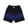 VISION OF SUPER Pantalone Corto Tuta Uomo Flames Short Black/blue da uomo