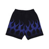 VISION OF SUPER Pantalone Corto Tuta Uomo Flames Short Black/blue da uomo