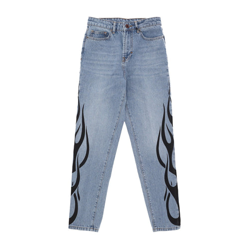 VISION OF SUPER Jeans Uomo Flames Denim Pants Blue/black da uomo
