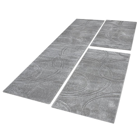 Tappeti camera da letto 3 pezzi Onde