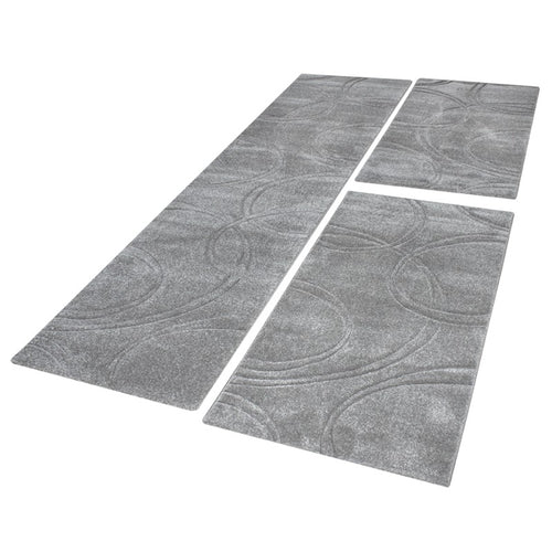 Tappeti camera da letto 3 pezzi Onde