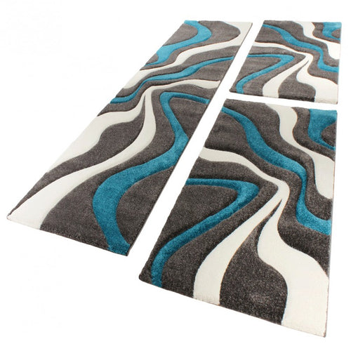 Tappeti camera da letto 3 pezzi Schizzo vernice