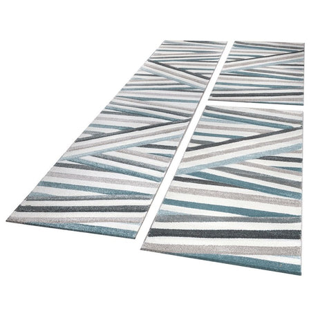 Tappeti camera da letto 3 pezzi Millerighe