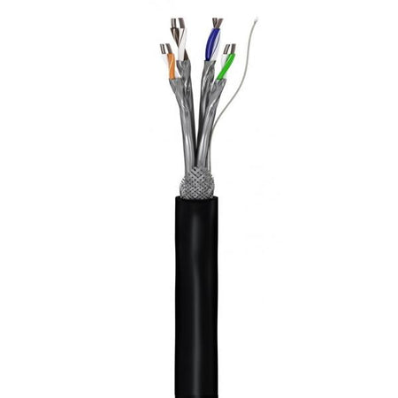 Matassa S/FTP Cavo Cat. 6 CCA per Esterni 100m Rigido Nero