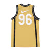 Nike Canotta Tipo Basket Uomo Premium Basketball Jersey Wheat Gold/white da uomo