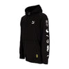 PUMA Felpa Leggera Cappuccio Uomo Graphic Hoodie X Staple Black da uomo