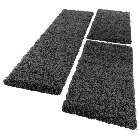 Tappeti camera da letto 3 pezzi Shaggy colors