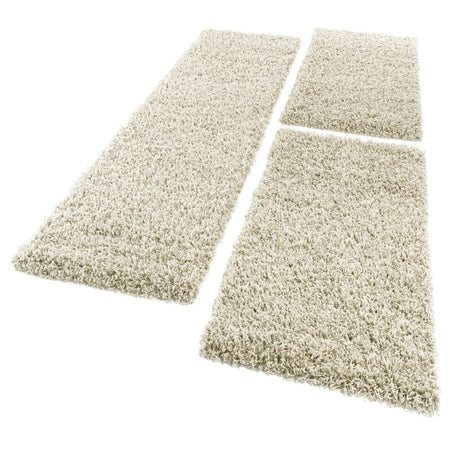 Tappeti camera da letto 3 pezzi Shaggy colors