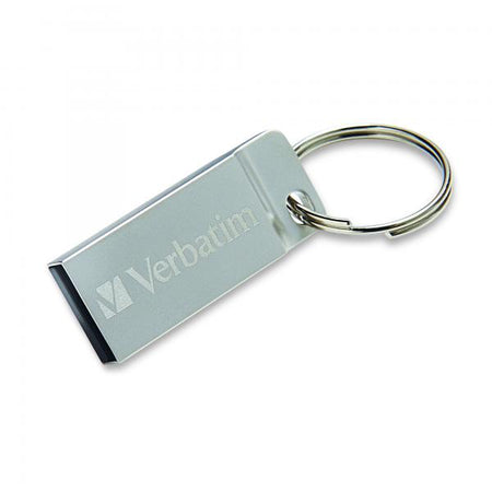 Memoria Pendrive Verbatim Metal Executive - 64 Gb - USB 2.0 - Win/Mac - Argento