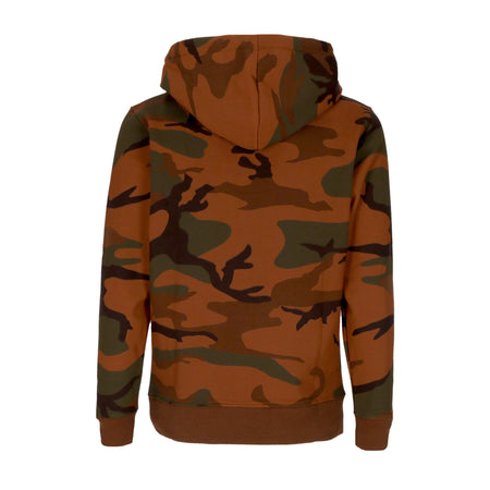 ALPHA INDUSTRIES Felpa Cappuccio Uomo Basic Hoodie Burned Camo da uomo
