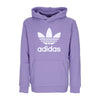Adidas Felpa Leggera Cappuccio Uomo Adicolor Classics Trefoil Hoodie Magic Lilac da uomo