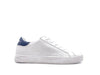 CRIME LONDON Sneaker Uomo Low Top Essential White/ Blu