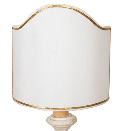Biscottini LAMPADA DA APPOGGIO BIANCA IN LEGNO MADE IN ITALY