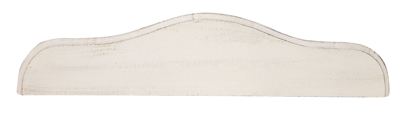 Biscottini MENSOLA A MURO IN LEGNO FINITURA BIANCO ANTICATO L59XPR13XH14 cm Made in Italy