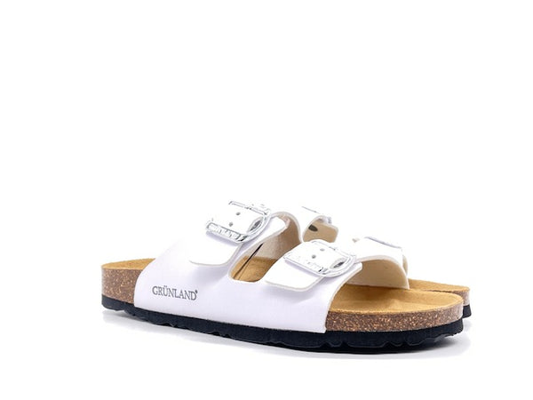 GRUNLAND Ciabatta Donna Sara Bianco