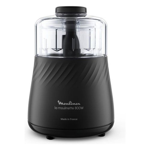 Moulinex dp710810 tritaverdure elettrico 0,5 l 800 w nero, trasparente