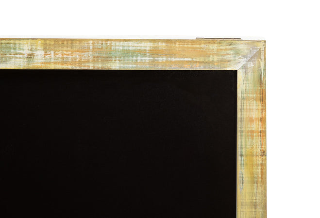 Biscottini Biscottini Lavagna da Terra Bifacciale Legno 50x4.5x100 Decorazione Casa Ufficio