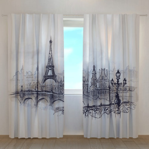 Tende con stampe moderne Panorama francese