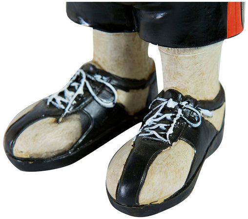 Biscottini Statuetta Papero Calciatore Biscottini Resina Dipinta Maglia Rossonera 13x12x30