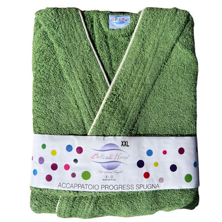 Accappatoio Unisex con Cappuccio Botticelli Home in Spugna di Puro Cotone Progress