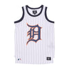 47 BRAND Canotta Tipo Basket Uomo Mlb Pinstriped Grafton Jersey Dettig White Wash da uomo