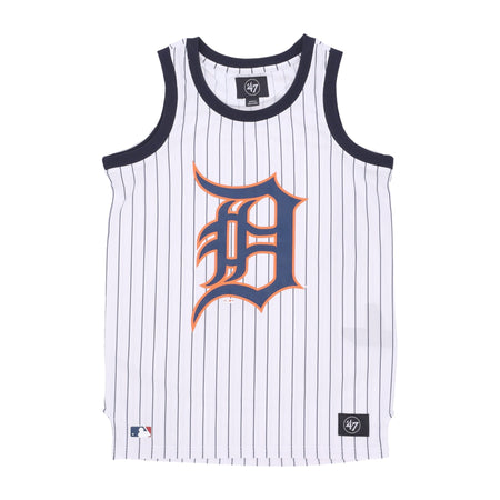 47 BRAND Canotta Tipo Basket Uomo Mlb Pinstriped Grafton Jersey Dettig White Wash da uomo