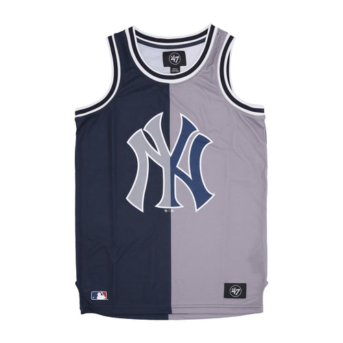 47 BRAND Canotta Tipo Basket Uomo Mlb Split Grafton Jersey Neyyan Fall Navy da uomo