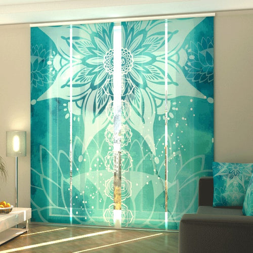 Tende a pannelli scorrevoli Fiori di loto