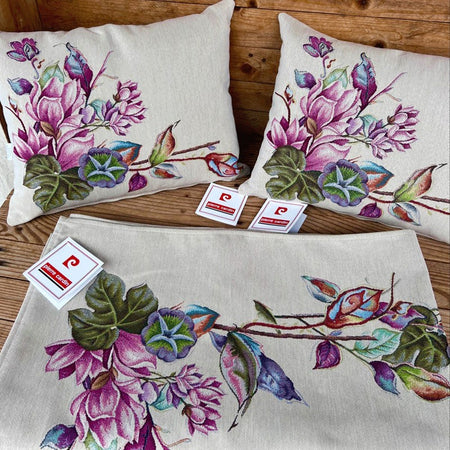 Centrotavola in gobelin Pierre Cardin Lilium