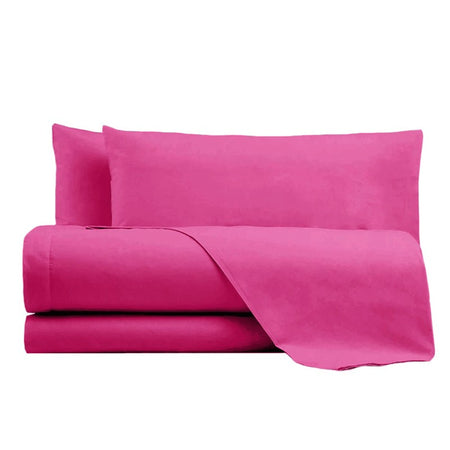 Completo lenzuola singolo in cotone tinta unita Collezione Casa