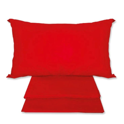 Completo lenzuola singolo in cotone tinta unita Collezione Casa