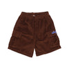 OBEY Pantalone Corto Uomo Easy Cord Emb Cargo Short Sepia da uomo
