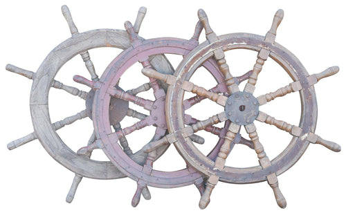 Biscottini Antico Timone Originale Recupero Nautico Arredo Vintage Biscottini Design