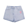 OBEY Jeans Corto Donna Julia Denim Short Bleached Indigo da donna