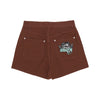OBEY Jeans Corto Donna Julia Denim Short Sepia da donna