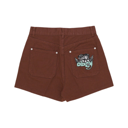 OBEY Jeans Corto Donna Julia Denim Short Sepia da donna