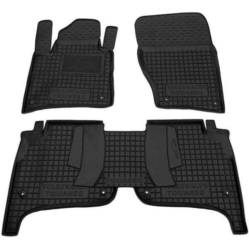 Tappetini di gomma su misura per Volkswagen Touareg II Life, TDI (2011-2018)