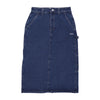 OBEY Gonna Lunga Donna Juniper Midi Skirt Stonewash Indigo da donna
