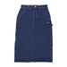 OBEY Gonna Lunga Donna Juniper Midi Skirt Stonewash Indigo da donna