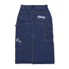 OBEY Gonna Lunga Donna Juniper Midi Skirt Stonewash Indigo da donna