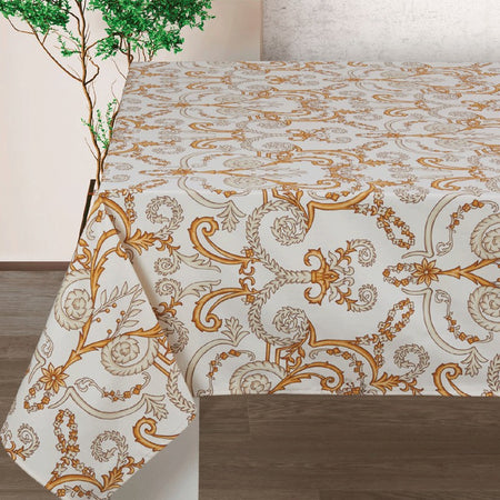 Tovaglia da tavola con tovaglioli Disegni ornamentali Vingi Ricami