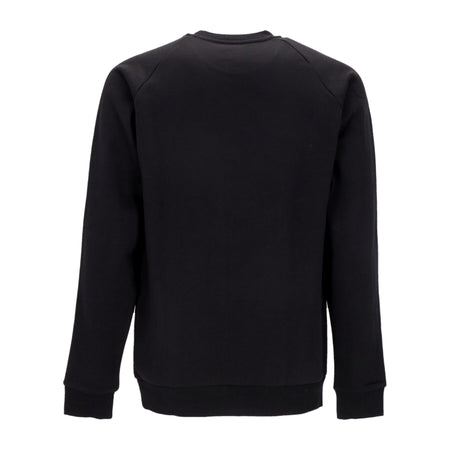 Adidas Felpa Girocollo Uomo 3-stripes Crewneck Black da uomo