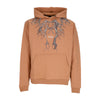 PHOBIA Felpa Leggera Cappuccio Uomo Lightning Print Hoodie Terracotta/grey da uomo